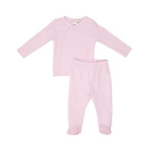 NEW BEAUFORT BONNET girls cameron cross-front set in palm beach pink